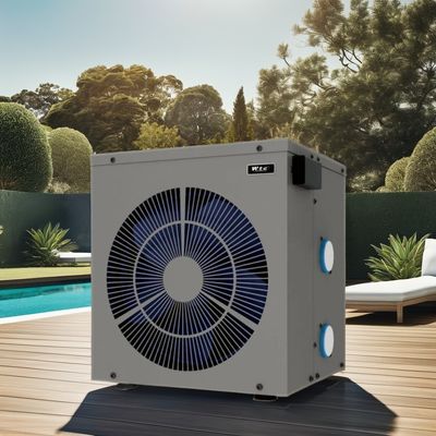 خرید 56dB A سطح صدا 3KW 50Hz R32 مینی استخر شنا پمپ گرما اینورتر آبگرمکن تولید آنلاین