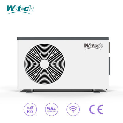 خرید پمپ حرارتی استخر شنا 16kw R32 با اینورتر کامل با COP بالا و ورق گالوانیزه تولید آنلاین