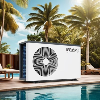انگلیسی زبان عملیاتی 31kw DC اینورتر پمپ گرما منبع هوا برای آب گرم کردن اسپا