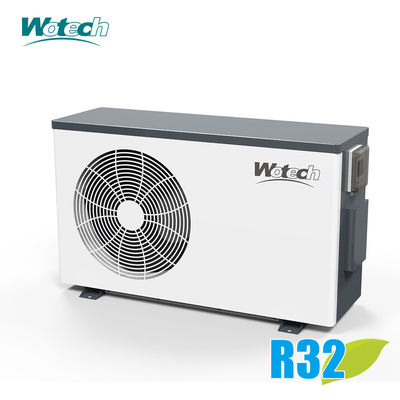 پمپ حرارتی استخر 10kw R32 با جریان آب بالا و فناوری اینورتر DC