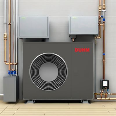 پمپ گرما 9kW R290 EVI اینورتر تک بلوک ایده آل برای گرمایش خانه خنک کننده و آب گرم