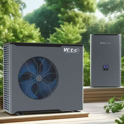 14 kw پمپ حرارتی تقسیم شده گرمایش و خنک سازی با جریان هوا سازگار چاپ صفحه نقره ای