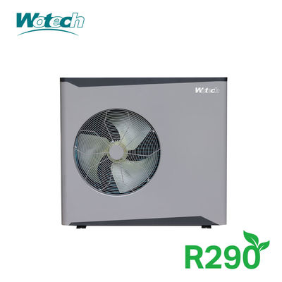 پمپ گرما منبع هوا 9kw Wotech با طراحی کربن پایین و فناوری اینورتر DC