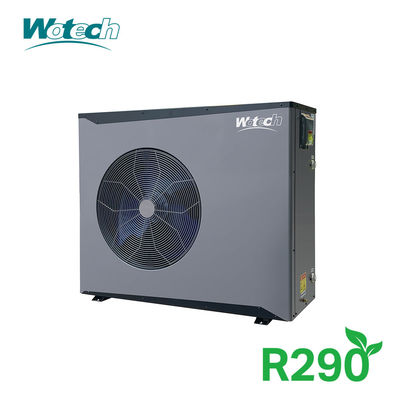 پمپ حرارتی 12kw تک فاز اینورتر تک بلوک R290 با گواهینامه CE گرمایش خنک کننده و DHW