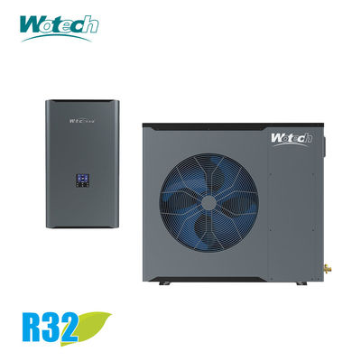 پمپ گرما تقسیم شده تک فاز 10kW R32 با گواهینامه CE برای خنک سازی گرمایش DHW