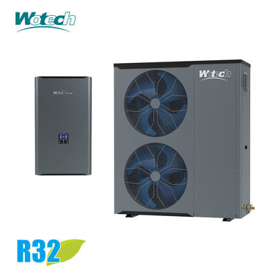 380V 22kw پمپ گرما هوا به آب تقسیم R32 استاندارد یورو برای گرمایش خانگی