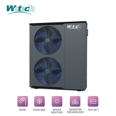 گرمایش خانگی Wotech 22kw تک بلوک R32 پمپ گرما هوا به آب استاندارد یورو