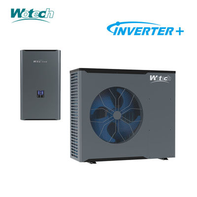 پمپ گرما هوا به آب 18kw Wotech Split R32 استاندارد یورو برای گرمایش و خنک سازی