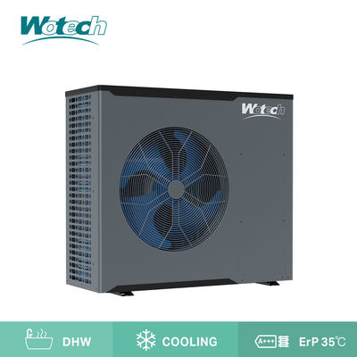 پمپ های گرمایی مستقل 14kW DC اینورتر دمای تک بلوک پمپ های گرمایی R32 پمپ هوای گرمایی برای آب