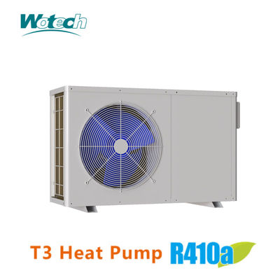 R410a پمپ گرما حوضچه گرمایش خنک کننده برای منطقه دمای T3